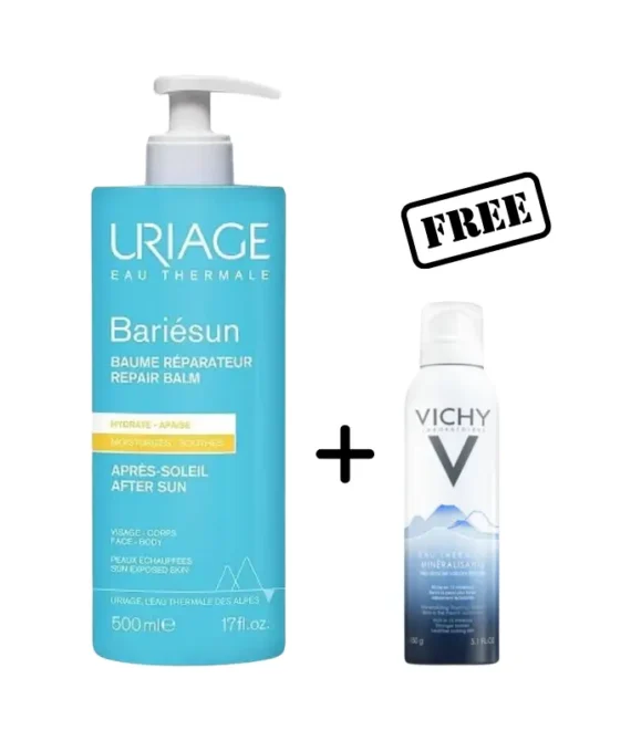 Uriage Bariésun After-Sun Repair Balm 500ml+Vichy Thermal Water 150g