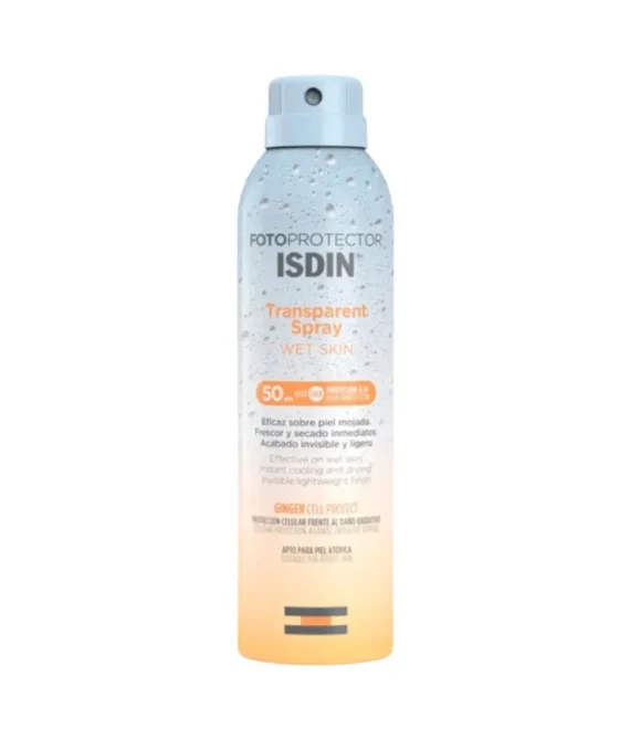 ISDIN Transparent Spray Wet Skin SPF50+ 250ml