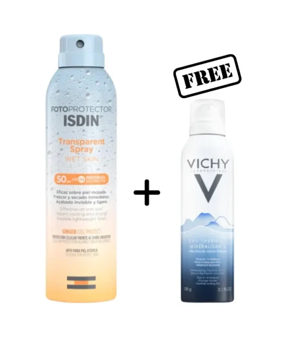 ISDIN Transparent Spray Wet Skin SPF50+ 250Ml (Special Offer)