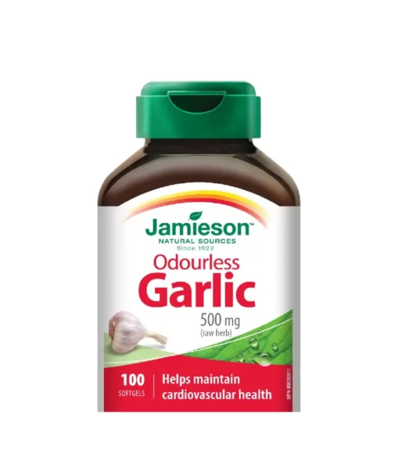 Jamieson Odourless Garlic 100 Softgels