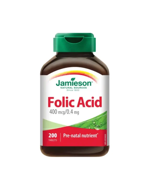 Jamieson Folic Acid 400 mcg 200 tablets