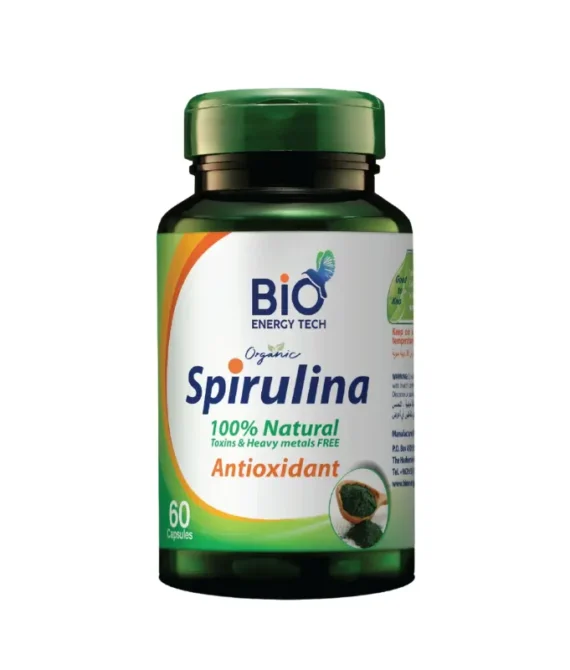 Bio Energy Tech Organic Spirulina 120/60 Cap