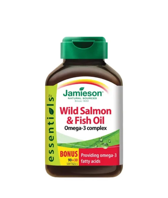 Jamieson Wild Salmon & Fish Oil 90+30 Softgels