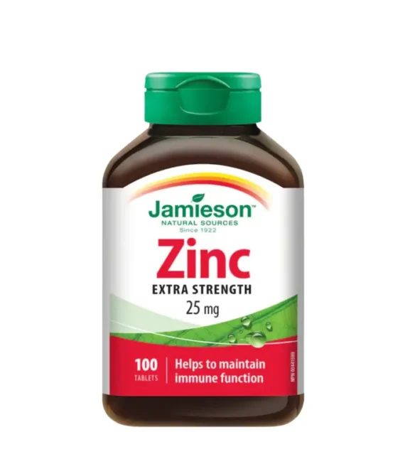 Jamieson Zinc 25mg 100 Tabs