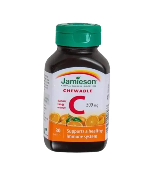 Jamieson Vitamin C 500 mg 30 Chewable tablets