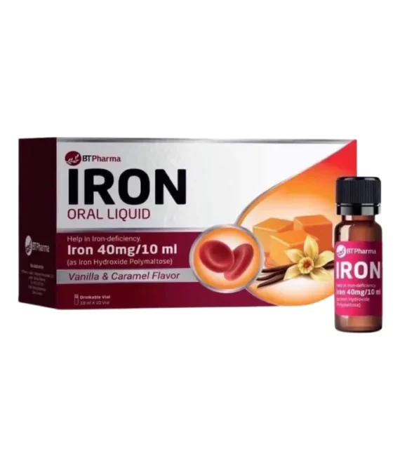 BTPharma Iron Oral Liquid (40 mg/ 10 ml)