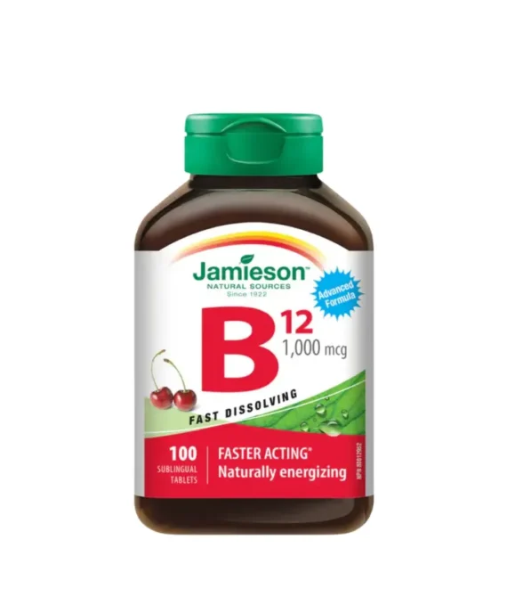 Jamieson Vitamin B12 | Fast-Dissolving 100 Tabs