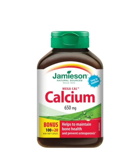 Jamieson Mega Cal Calcium with Vitamin D 120 Caps