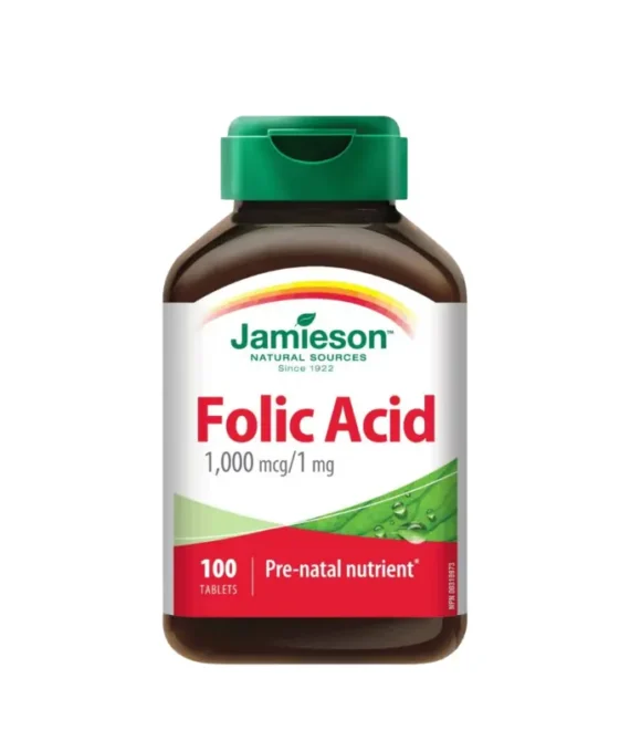 Jamieson Folic Acid 1000mg 100 Tabs