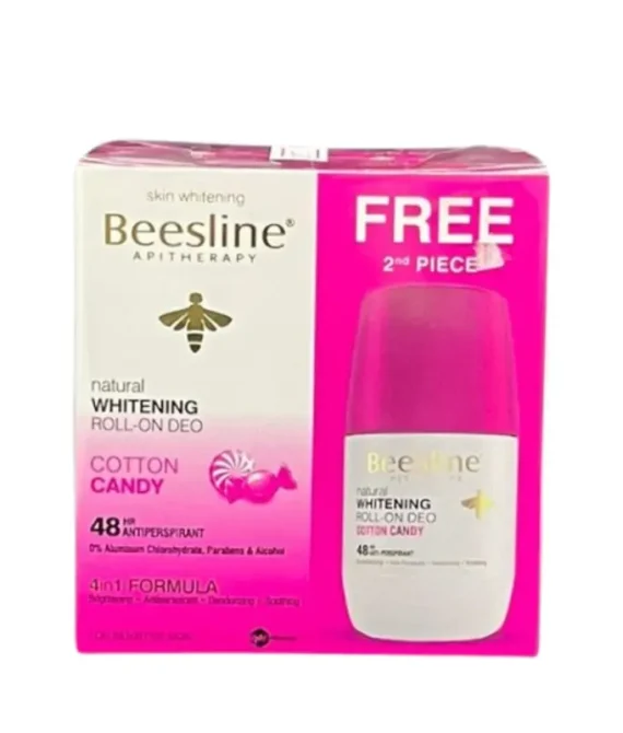 Beesline Whitening Roll-on Deodorant – Cotton Candy 1+1 Free