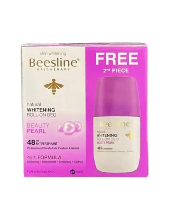 Beesline Whitening Roll-On Deodorant – Beauty Pearl 1+1 Free