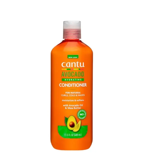 Cantu Avocado Hydrating  Conditioner with Pure Shea Butter, 400Ml