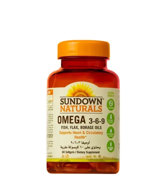 Sundown Triple  Omega 3-6-9 60 Softgels