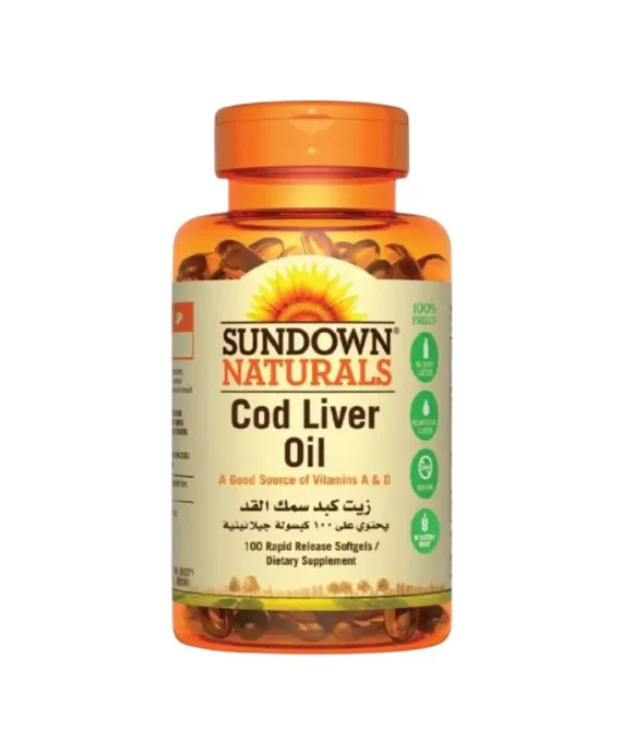 Sundown Cod Liver Oil 100 Softgels