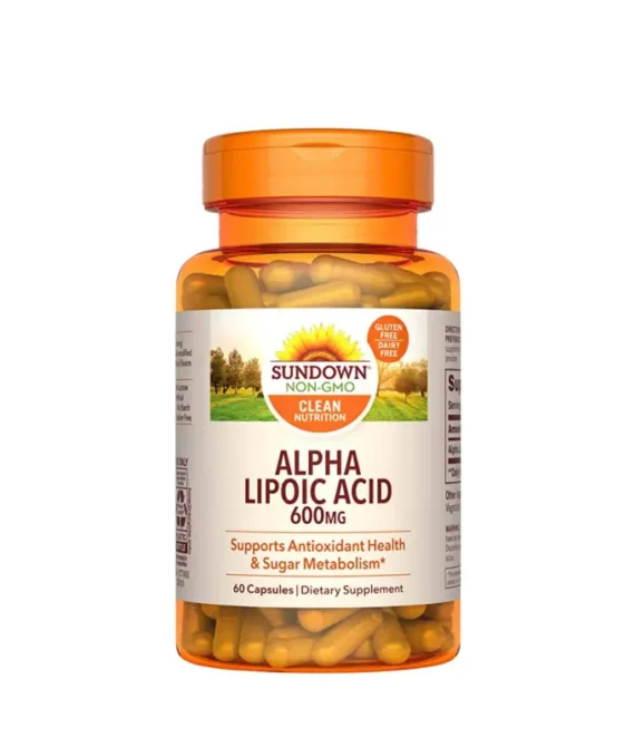 Sundown Alpha Lipoic Acid 600 mg 60 Capsules