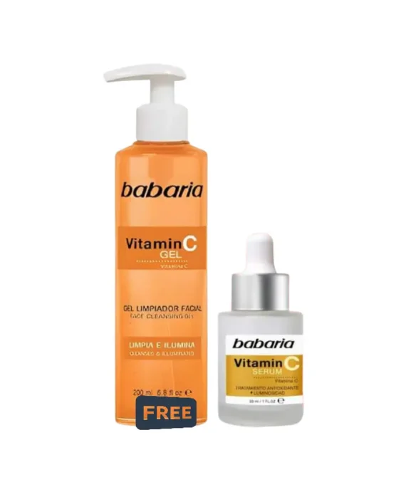 Babaria Vitamin C Pack Serum 30Ml + Babaria Vitamin C Cleanser 200Ml Free