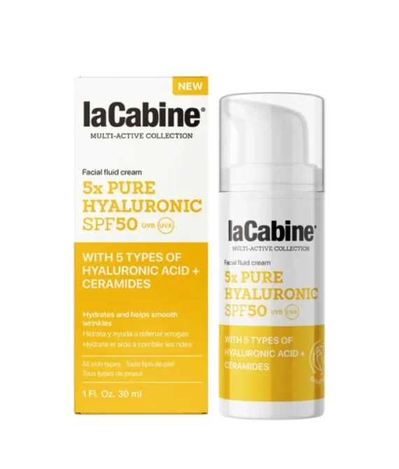 Lacabine 5x Pure Hyaluronic SPF50 Fluid Facial Cream 30ml