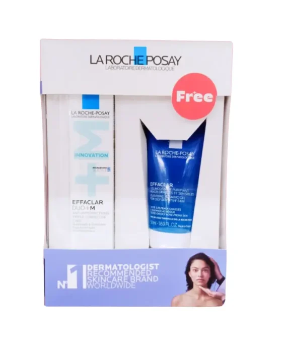 La Roche Posay Effaclar Duo+M + Purifying Foaming Gel Cleanser 50Ml Free