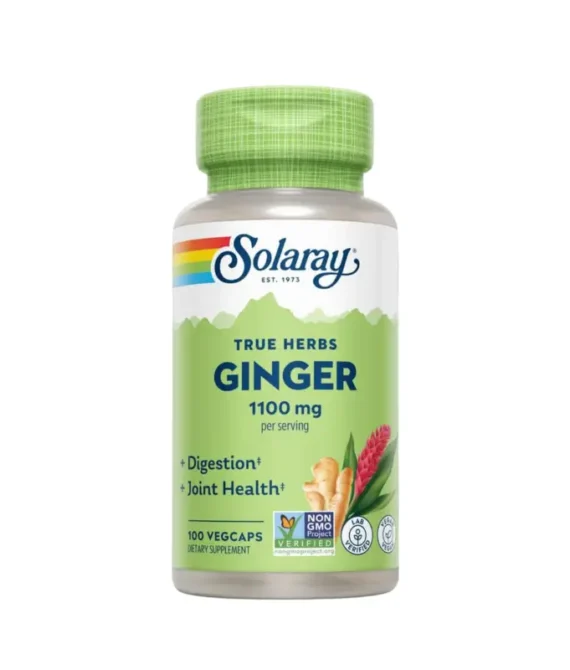 Solaray Ginger Root 1100mg 100VEGCAPS