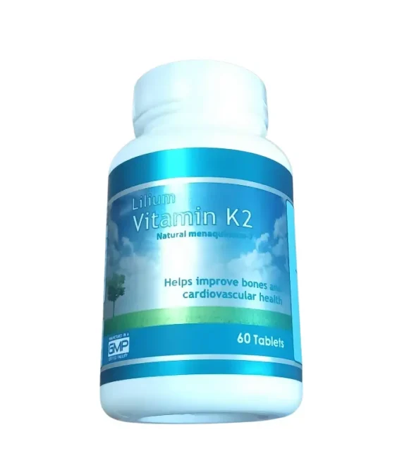 Lilium Vitamin K2 Natural Menaquinone-7 (MK7) 90Mcg 60Tabs