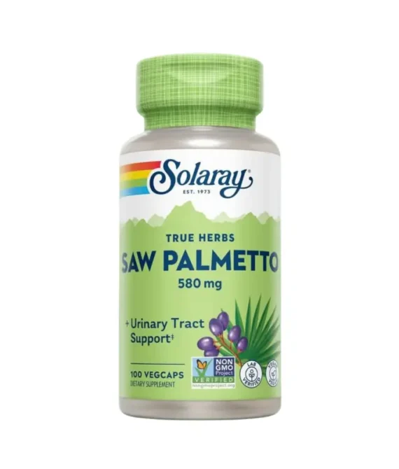 Solaray Saw Palmetto Berry 580mg 100VEGCAPS