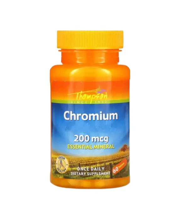 Thompson, Chromium Picolinate, 200 mcg, 60 Tablets