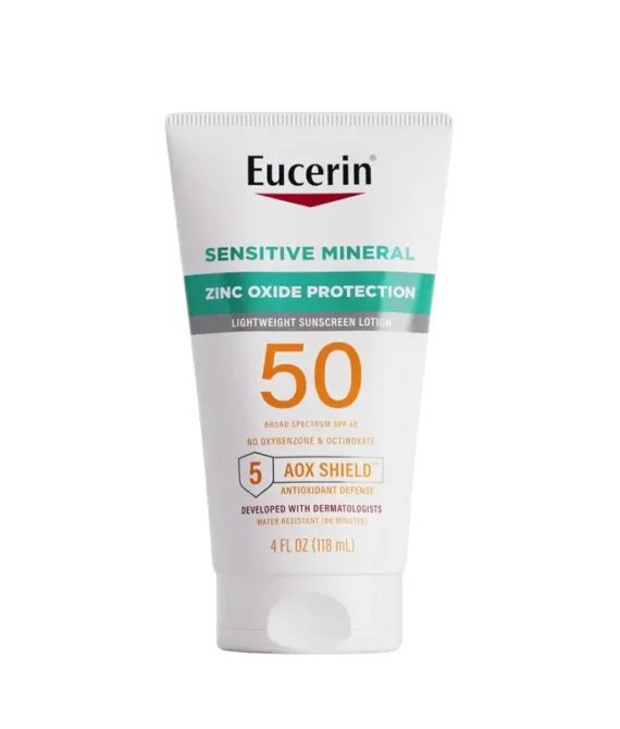 Eucerin Sensitive Mineral Sunscreen Lotion SPF 50 118Ml