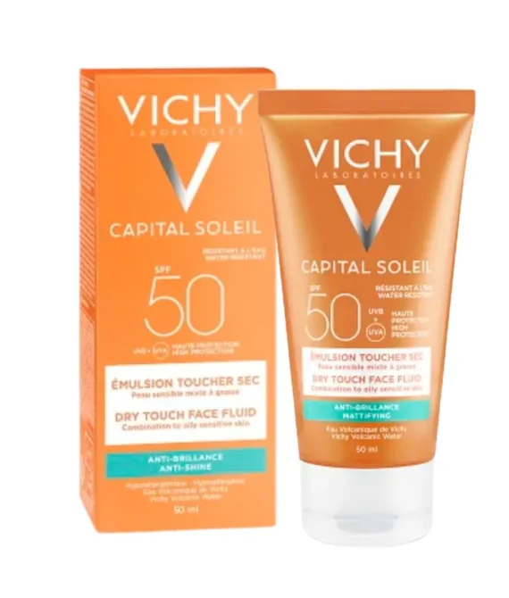 VICHY CAPITAL SOLEIL SPF 50 Mattifying Face Fluid Dry Touch 50Ml