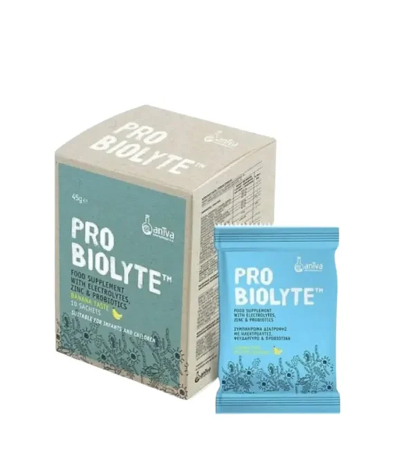 Aniva Pro Biolyte Electrolytes, Zinc & Probiotics 10 Sachets