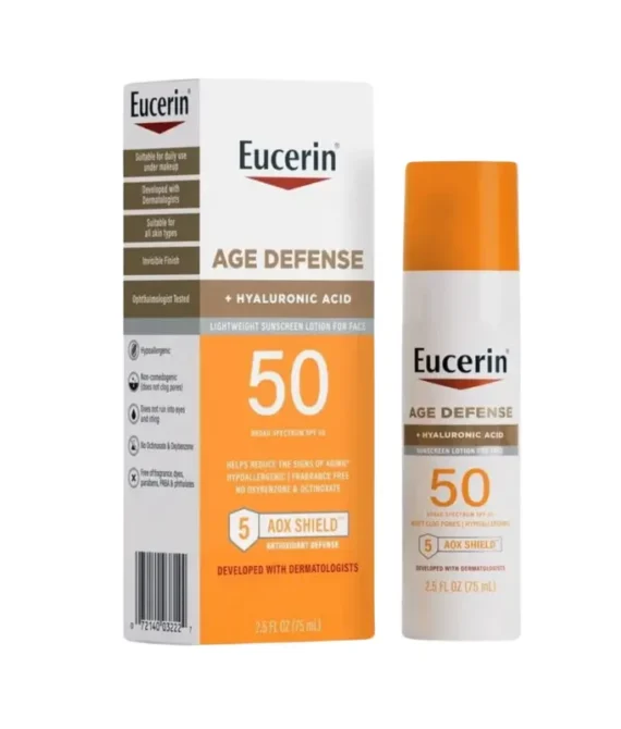 Eucerin Age Defense SPF 50 Face Sunscreen Lotion 75Ml