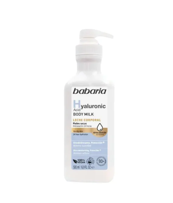 Babaria Hyaluronic Acid Body Milk 500Ml