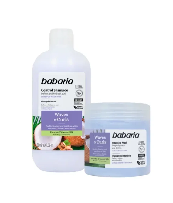 Babaria Waves&Curls Shampoo + Waves&Curls Mask Offer