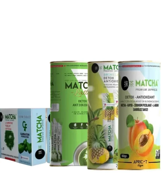 Matcha Premium Japanese L-Carnitine 30 Tablets + Matcha Premium Japanese Detox Tea