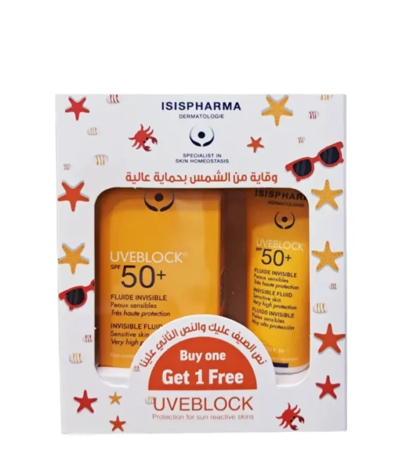 ISISPHARMA UVEBLOCK SPF50+ FLUID OFFER(2*40ML)