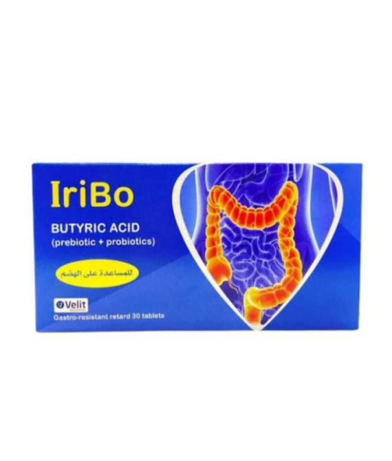 IriBo BUTYRIC ACID (Prebiotic+Probiotics) 30 Tablets