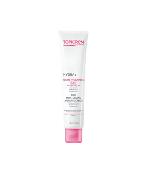 Topicrem Hydra+ Rich Moisturising Radiance Cream 40Ml