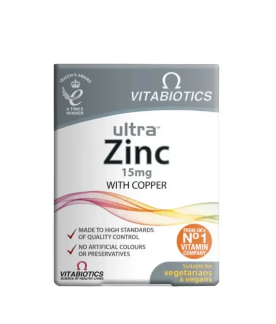 Vitabiotics Ultra Zinc With Copper 60 Tablets