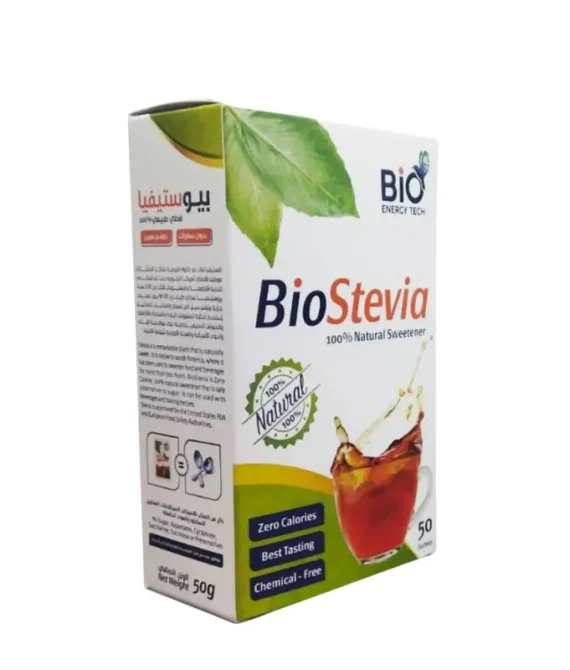 BIO ENERGY TECH BIOSTEVIA SWEETENER 50 SACHETS
