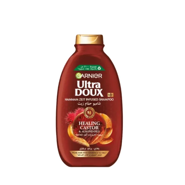 Ultra Doux Castor & Almond Healing Shampoo 400Ml