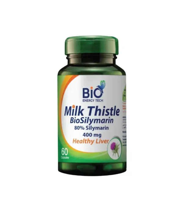 Bio Energy Tech BioSilymarin Milk Thistle 500Mg 60 Capsules