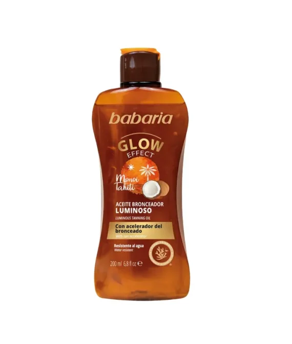 Babaria Glow Effect Tanning Oil Gel 200Ml