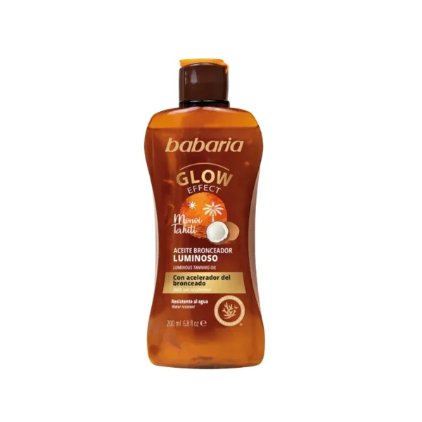 Babaria Glow Effect Tanning Oil Gel 200Ml