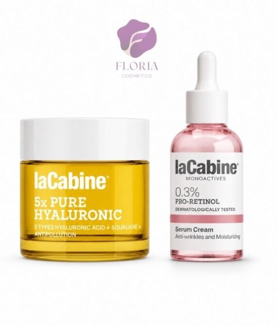 روتين التجديد والترطيب – Lacabine Retinol + Hyaluronic Bundle