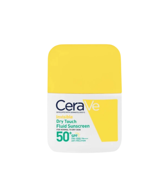 واقي الشمس السائل «CeraVe In Visible Dry Touch» بعامل حماية SPF50+ سعة 50 مل