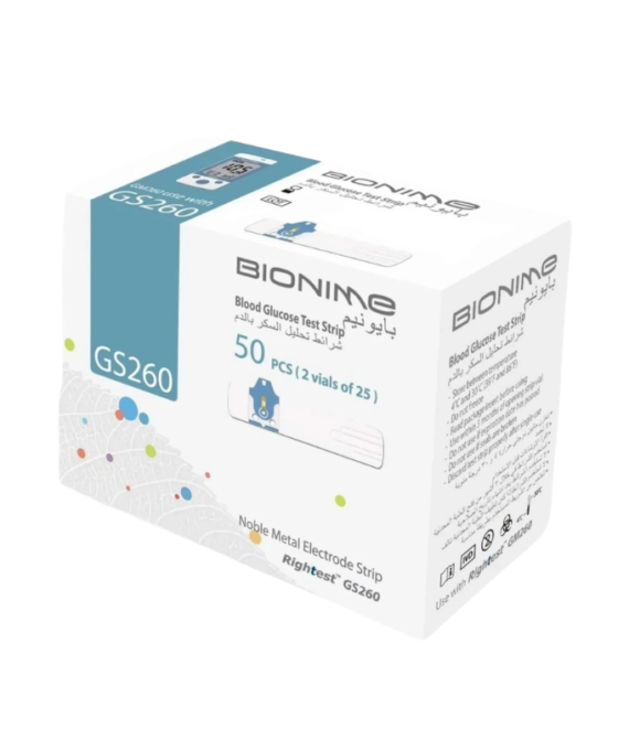 Home 3 Bionime Blood Glucose Test Strips 50 Pieces