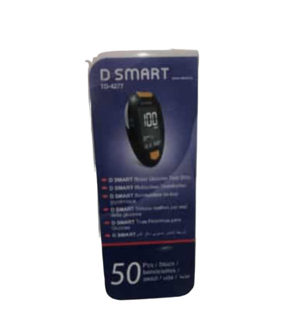 D Smart Blood Glucose Strips 50 Pcs