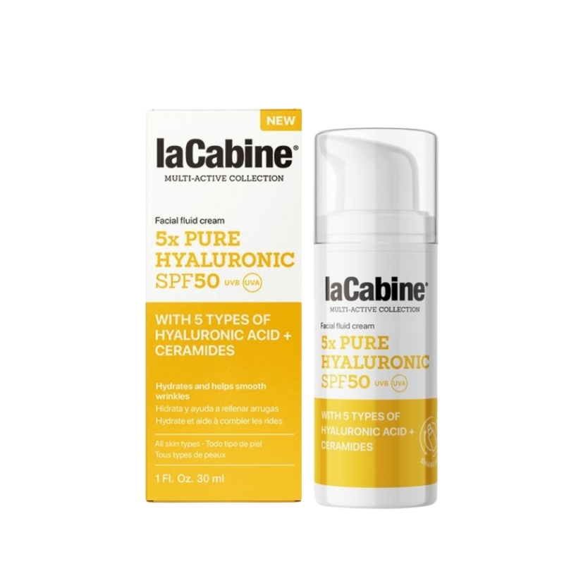 Lacabine 5x Pure Hyaluronic SPF50 Fluid Sunscreen 30ml Lacabine 5x Pure Hyaluronic SPF50 Fluid Sunscreen 30ml