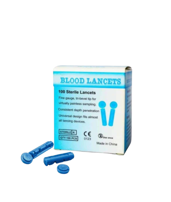 Sterile Blood Lancets 100 Pieces