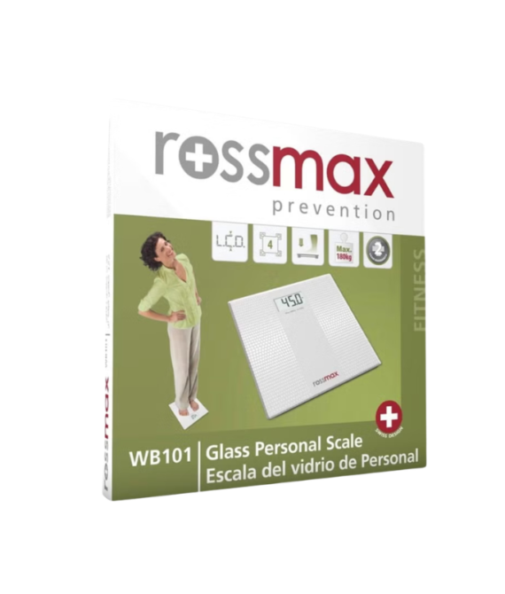 Rossmax WB101 Glass Personal Weight Scale